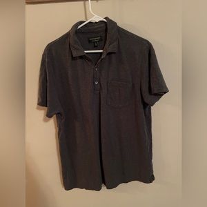 Banana republic, dark gray polo
